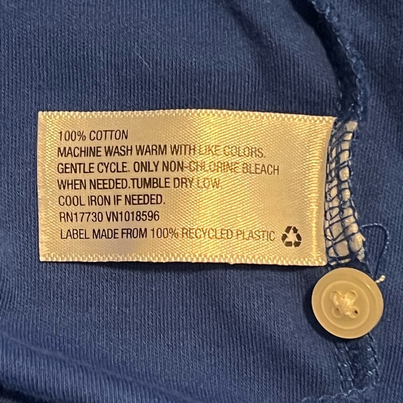 Merona Royal Blue XL Ultimate Polo with Black Contrast Tipping - Picture 4 of 8